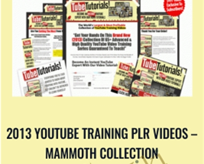 2013 Youtube Training PLR Videos – Mammoth Collection