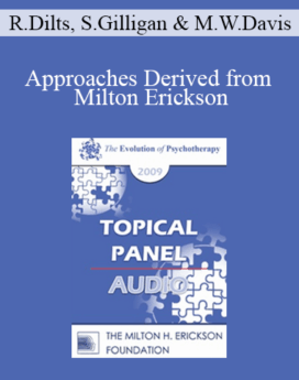 [Audio] EP09 Topical Panel 18 - Approaches Derived from Milton Erickson: Compare and Contrast Solution-Focused, Self-Relations and NLP - Robert Dilts, Stephen Gilligan, and Michele Weiner-Davis