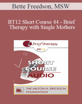 [Audio] BT12 Short Course 44 - Brief Therapy with Single Mothers: The Transformational Alchemy of Metaphor - Bette Freedson, MSW