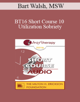 [Audio] BT16 Short Course 10 - Utilization Sobriety: Incorporating the Essence of Mind-Body Communication for Brief Individualized Substance Abuse Treatment - Bart Walsh, MSW