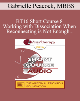 [Audio] BT16 Short Course 8 - Working with Dissociation When Reconnecting is Not Enough - Gabrielle Peacock, MBBS