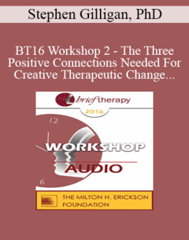[Audio] BT16 Workshop 2 - The Three Positive Connections Needed For Creative Therapeutic Change - Stephen Gilligan, PhD
