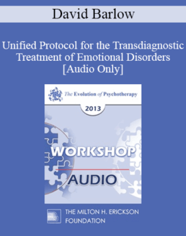 [Audio] EP13 Workshop 02 - Unified Protocol for the Transdiagnostic Treatment of Emotional Disorders - David Barlow, PHD