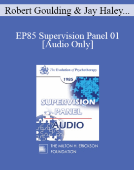 [Audio] EP85 Supervision Panel 01 - Robert Goulding, M.D. Jay Haley, M.A. Lewis R. Walberg, M.D. Jeffrey K. Zeig, Ph.D.