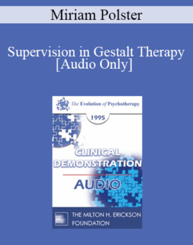 [Audio] EP95 Clinical Demonstration 09 - Supervision in Gestalt Therapy - Miriam Polster, Ph.D.