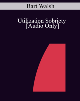 [Audio] IC04 Short Course 03 - Utilization Sobriety - Bart Walsh, M.S.W.