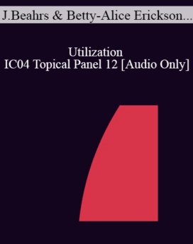 [Audio] IC04 Topical Panel 12 - Utilization - John Beahrs, M.D., Betty-Alice Erickson, M.S., Stephen Gilligan, Ph.D., Jeffrey Zeig, Ph.D.