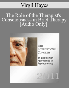 [Audio] IC11 Short Course 33 - The Role of the Therapist's Consciousness in Brief Therapy - Virgil Hayes