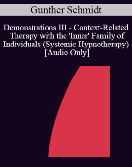 [Audio] IC92 Workshop 41b - Demonstrations III - Context-Related Therapy with the 'Inner' Family of Individuals (Systemic Hypnotherapy) - Gunther Schmidt, M.D.