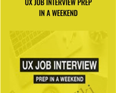 UX Job Interview Prep In A Weekend – Sarah Doody