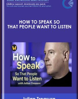 TTC  - How to Speak So That People Want to Listen  -  Julian Treasure