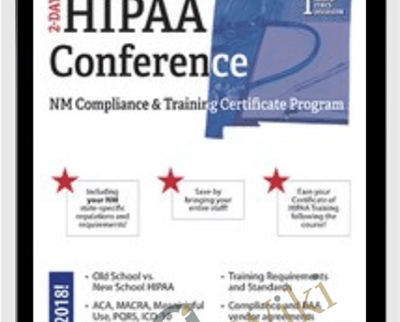 Two-Day HIPAA Conference Compliance and Training Certificate Program