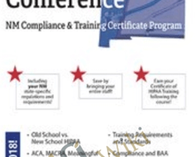 Two-Day HIPAA Conference: Compliance and Training Certificate Program - Joseph Borich III