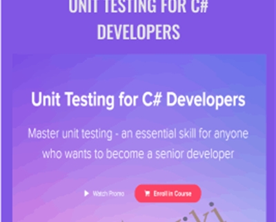 Unit Testing for C# Developers - Mosh Hamedani