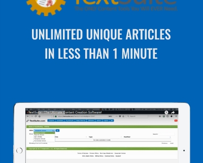 Unlimited Unique Articles In Less Than 1 Minute - Text Suite