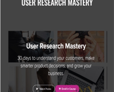 User Research Mastery - Sarah Doody
