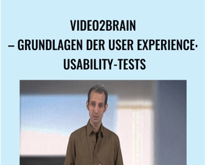 Video2Brain – Grundlagen der User Experience: Usability-Tests