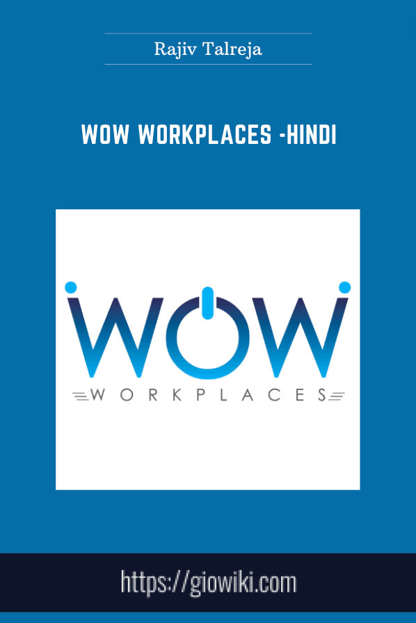 WOW Workplaces - Hindi - Rajiv Talreja
