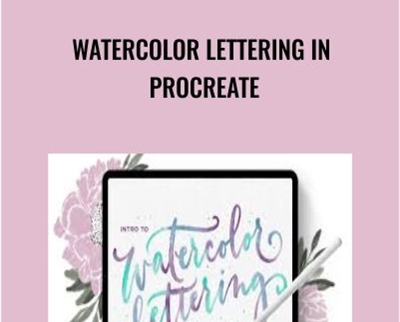 Watercolor Lettering in Procreate - Teela Cunningham