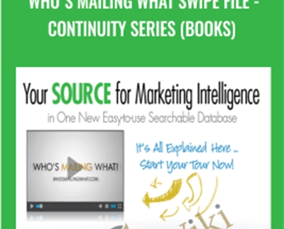 Who's Mailing What Swipe File - Continuity Series (Books) - Anonymous