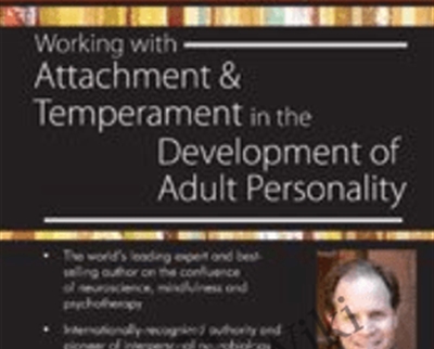 Working with Attachment and Temperament in the Development of Adult Personality with Daniel J. Siegel, M.D. - Daniel J. Siegel